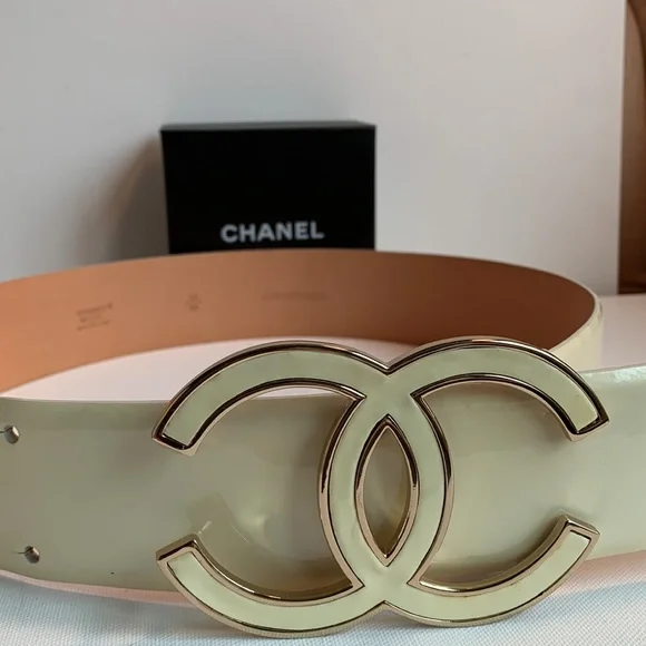 CHANEL | Accessories | Rare Chanel Belt Off White Ivory Belt